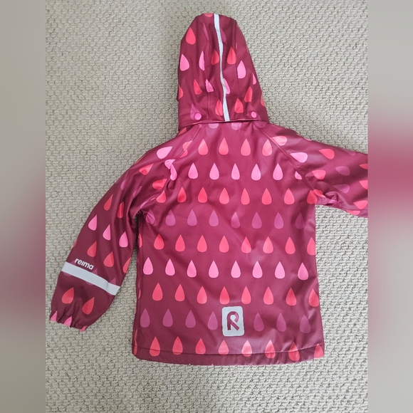 Kids Fleece Lined Rainjacket Size 6 - Picture 6 of 6